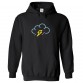 Thunder Weather Icon Unisex Classic Kids and Adults Pullover Hoodie